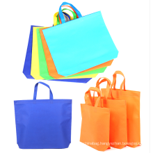 Wholesale custom different colors bulk printed recyclable tote bag nonwoven shopping bag